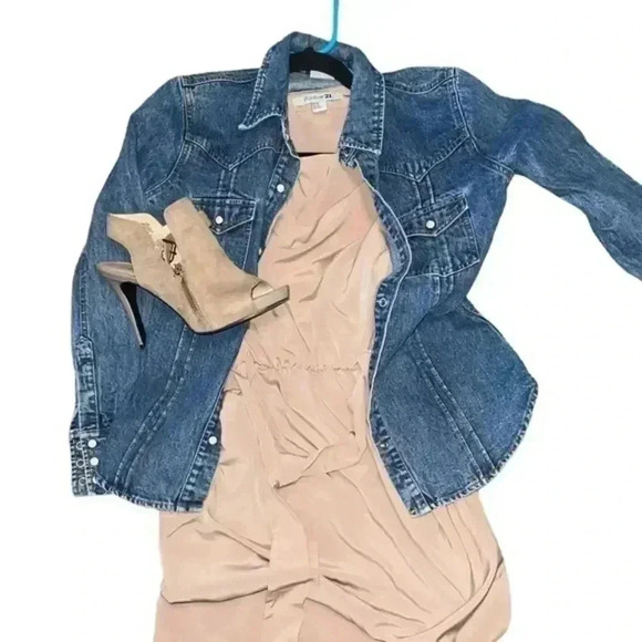 💃🏾 CUTE JEAN JACKET ROMPER BUNDLE - Picture 2 of 7